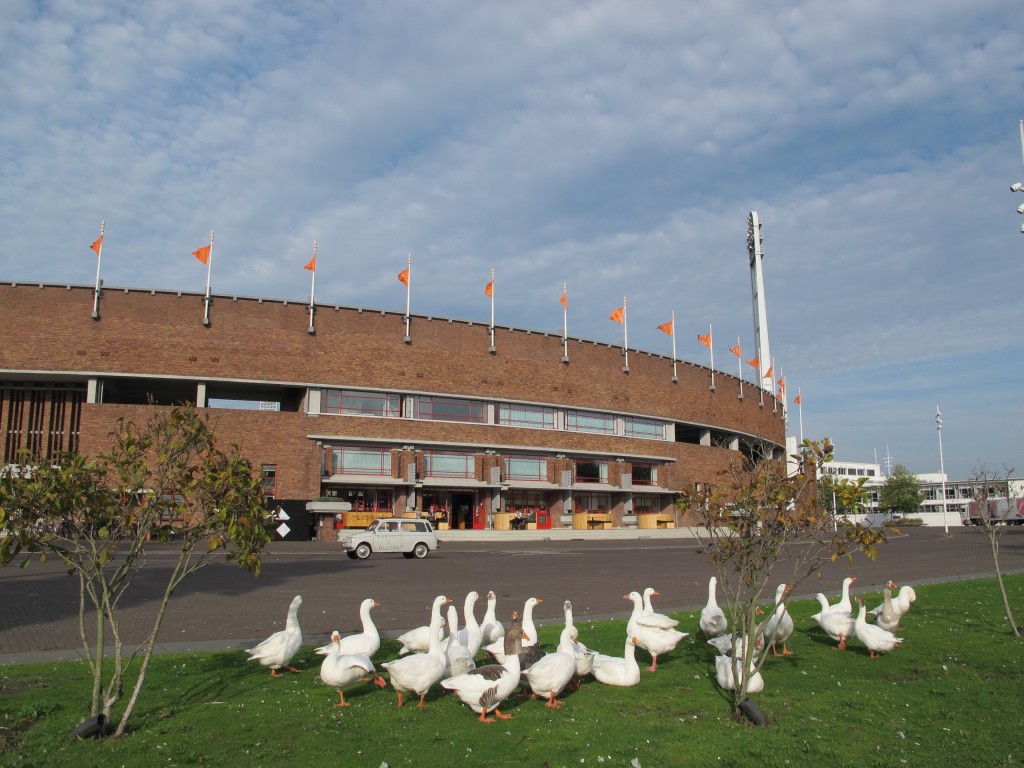 The Stadium is a popular tourist attraction and many creatures largen and small come to see it